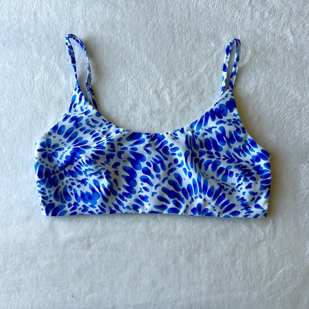Fortunate One Ocean Friends Crop Top Blue